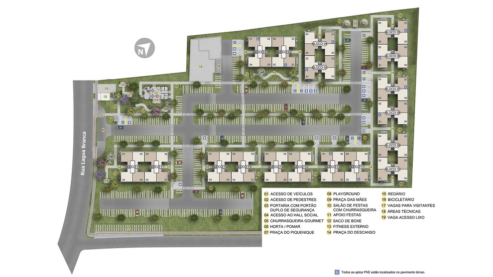 1 quarto - planta meio do PRIVILEGE PREMIUM