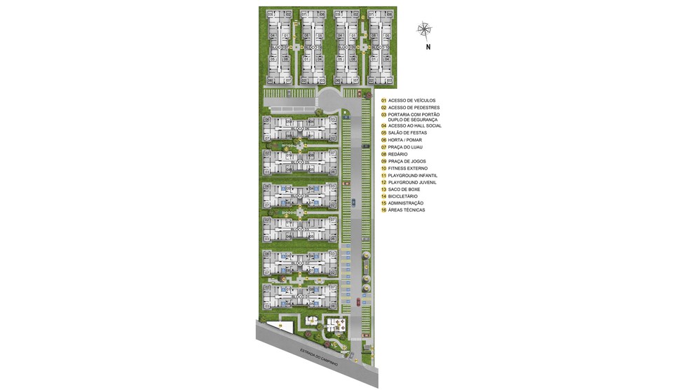 1 quarto - planta meio do BELA VIDA II